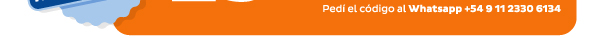 Pedí el código al Whatsapp +5491123306134