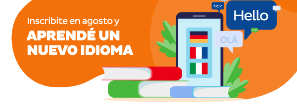Inscribite en agosto y aprendé un nuevo idioma