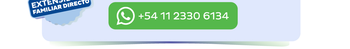 +54 11 2330 6134 - Extensible a familiar directo