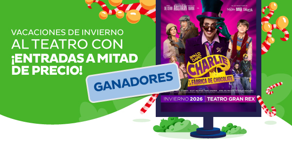 Vacaciones de invierno al teatro CON ¡ENTRADAS A MITAD DE PRECIO! - GANADORES