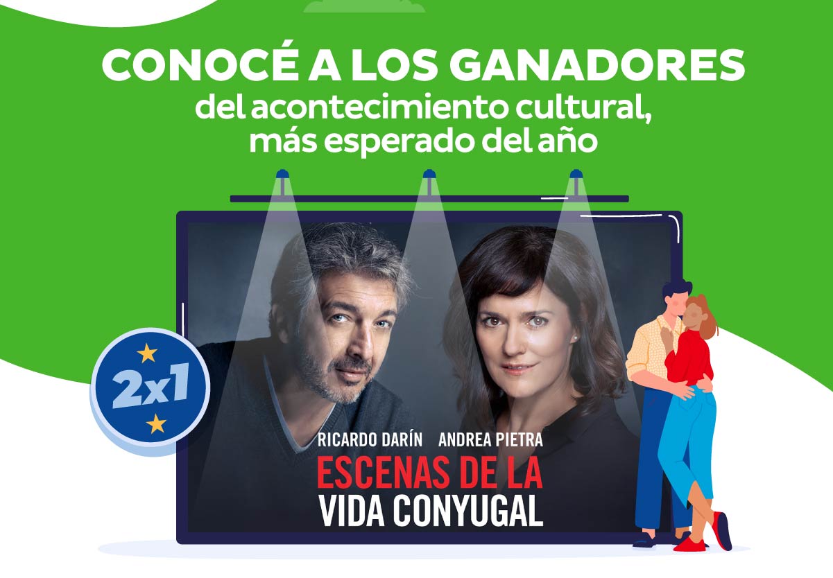 Conocé a los ganadores del acontencimiento cultural, más esperado del año - 2X1 Escenas de la vida conyugal