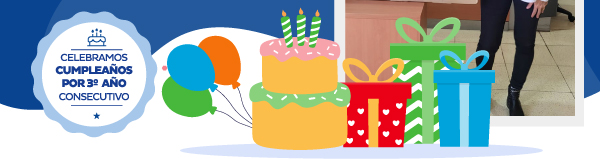 Celebramos cumpleaños por 3º AÑO CONSECUTIVO
