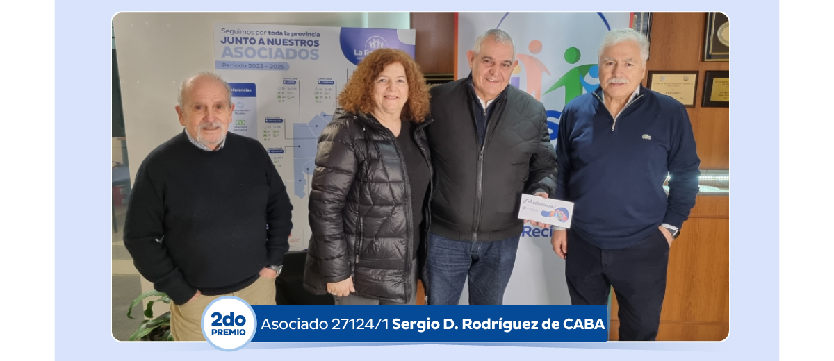 2do Premio. Asociado 27124/1 Sergio D. Rodríguez de CABA