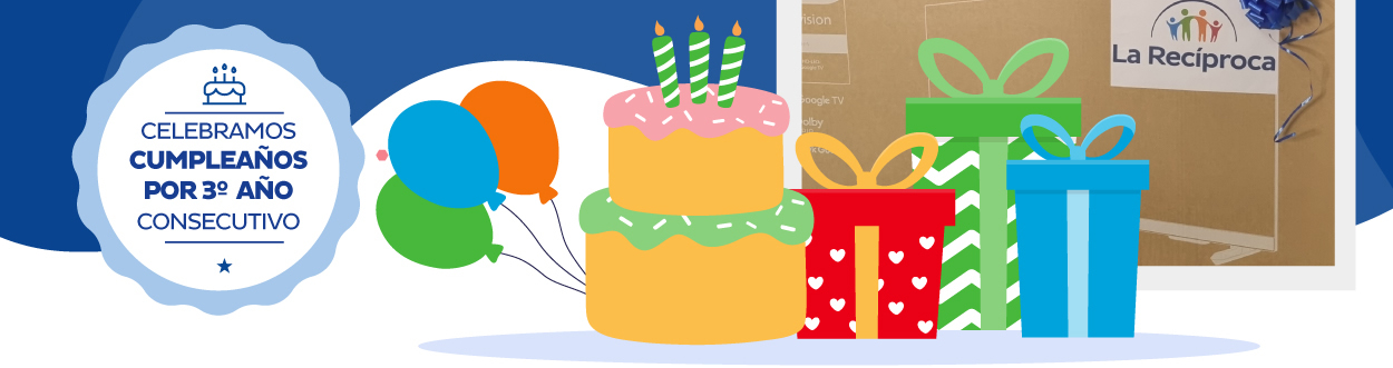 Celebramos cumpleaños por 3º AÑO CONSECUTIVO
